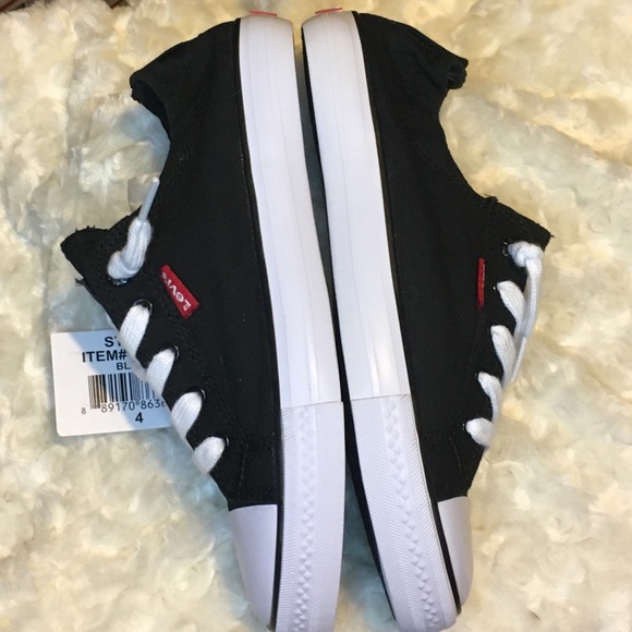 NEW LEVI’S STAN G DENIM CANVAS SNEAKERS - Picture 4 of 7